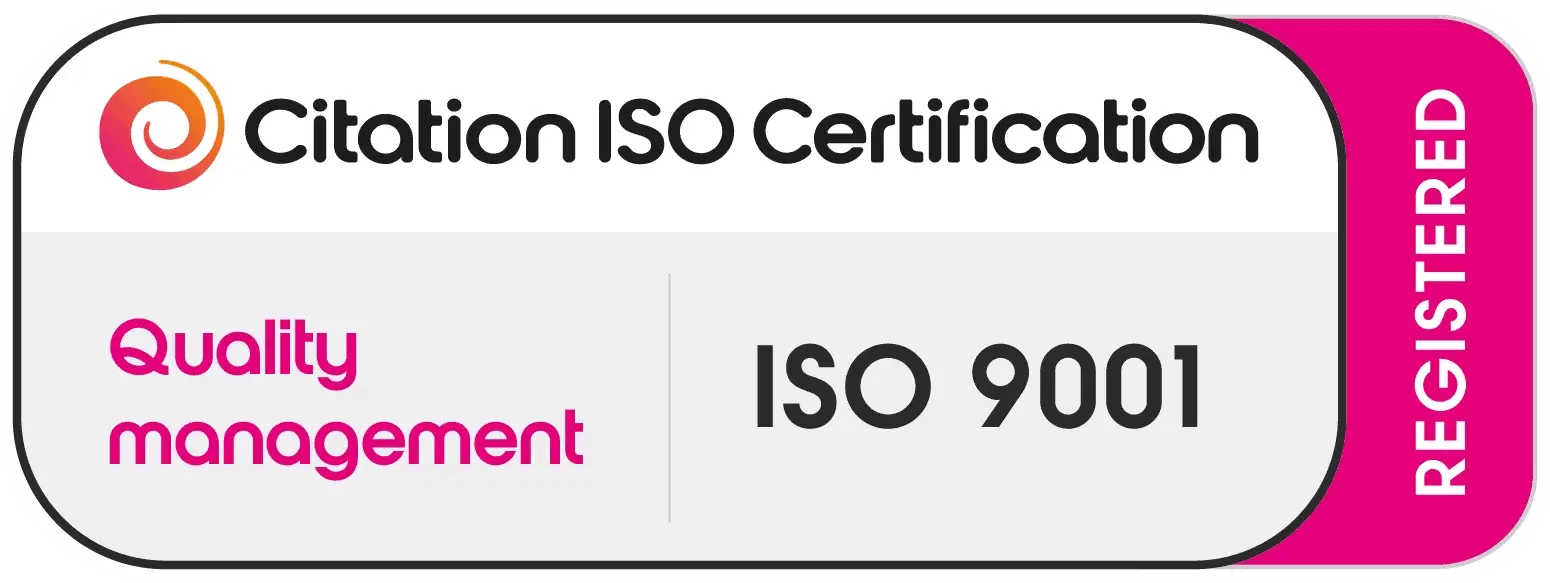 ISO 9001 Quality Management certified