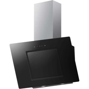 CATA 100 ANG60BKS Angled Glass Cooker Hood, 60cm, Black
