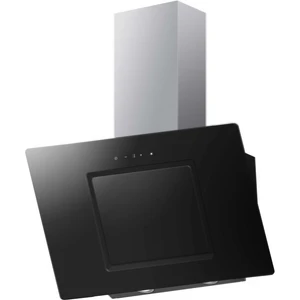 CATA 100 ANG70BKS Angled Glass Cooker Hood, 70cm, Black