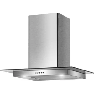 CATA 100 UBFG60SS Flat Glass Cooker Hood, 60cm, Stainless Steel