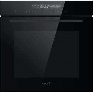 CATA 700 CAT72PYBK Single Oven, 60cm 72L Pyrolytic, Stainless Steel