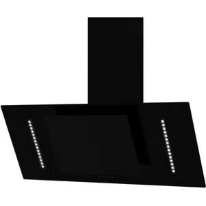 CATA 300 UBARUNW9 Angled Glass Cooker Hood, 90cm, Black
