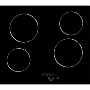 CATA 100 UBTCC60F Ceramic Hob, 60cm 4 Zone, Black