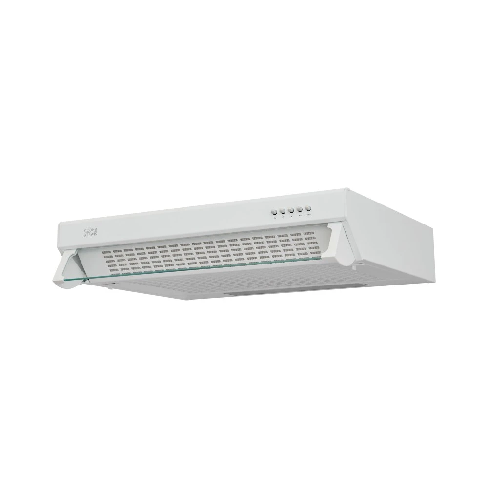 Cooke &Amp; Lewis Clvhw60 60Cm White Visor Hood 1 Cooke &Amp; Lewis Clvhw60 60Cm White Visor Hood