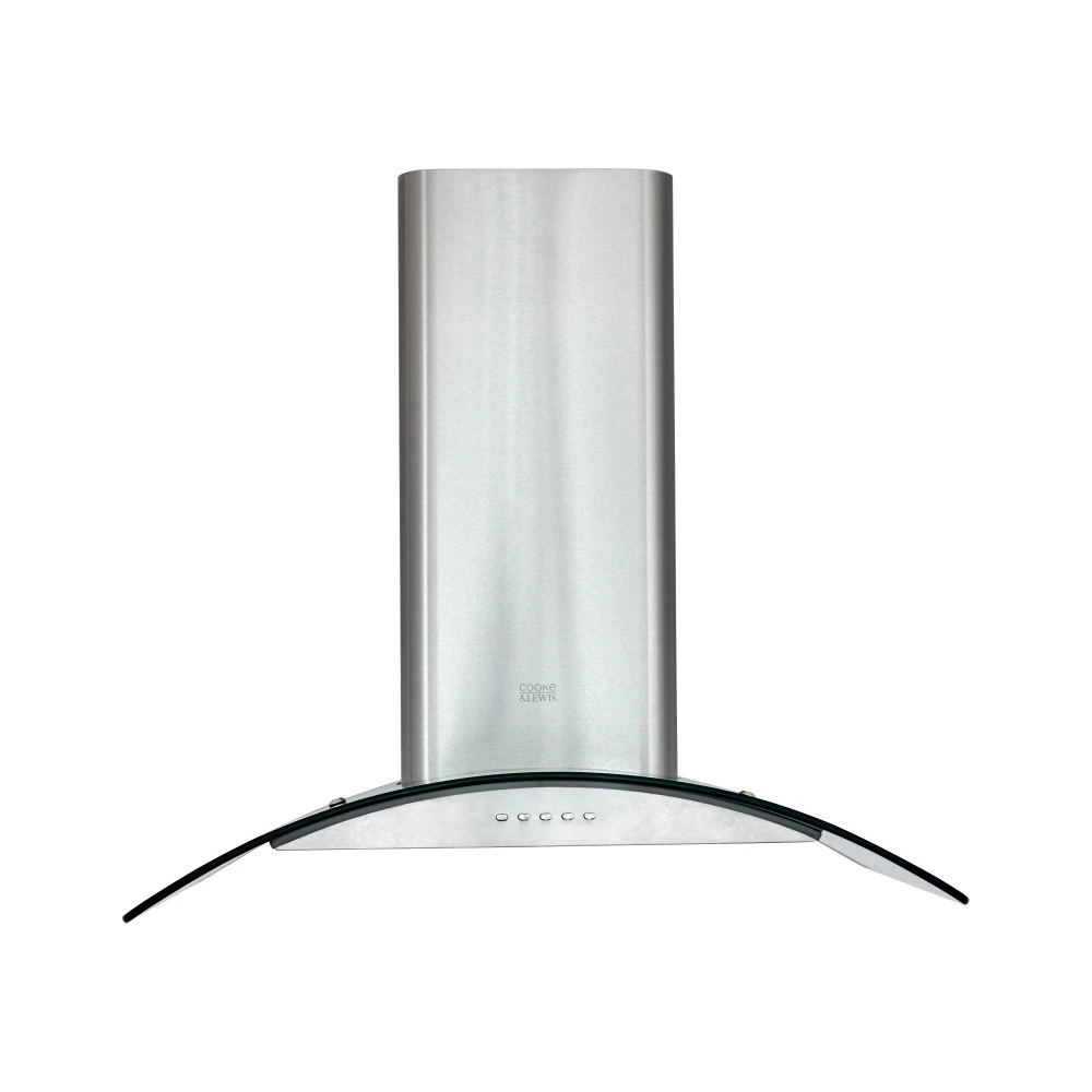 Cooke And Lewis Clcgs60 60Cm Stainless Steel Curved Glass Hood 1 Cooke And Lewis Clcgs60 60Cm Stainless Steel Curved Glass Hood