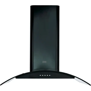 Cooke & Lewis CLCGB60 60cm Black Curved Glass Hood
