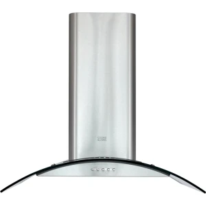Cooke & Lewis CLCGLEDS60 60cm Stainless Steel LED Curved Glass Hood
