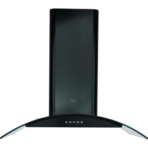Cooke & Lewis CLCGLEDB60 60cm Black LED Curved Glass Hood