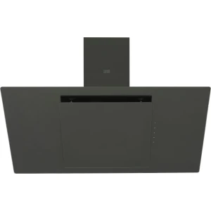 Cooke & Lewis CLAGB90 90cm Black Angled Glass Cooker Hood