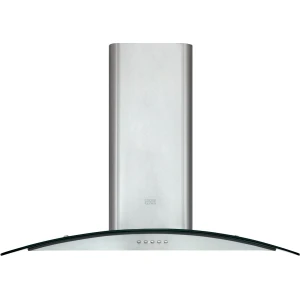 Cooke & Lewis CLCGS70 70cm Stainless Steel Curved Glass Hood