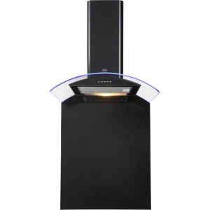 Cooke and Lewis CLGCLEDBPB Black LED Curved Glass Hood And Splashback
