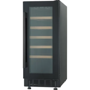 GoodHome BIWCB30EU Wine Cooler, 30cm Black