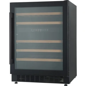 GoodHome BIWCB60EU Wine Cooler, 60cm Black