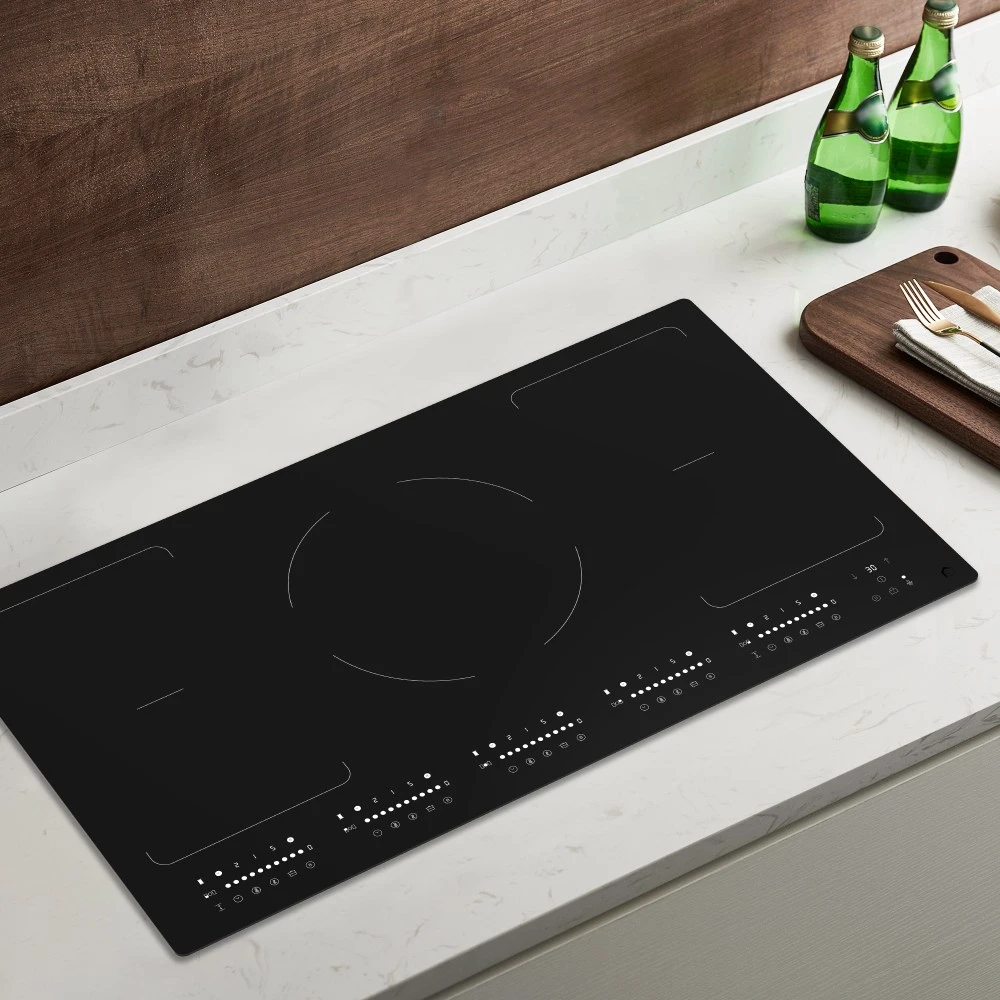 Goodhome Gh5Zfxlk90 Induction Hob, 5Z Flex, Link 90Cm 1 Goodhome Gh5Zfxlk90 Induction Hob, 5Z Flex, Link 90Cm