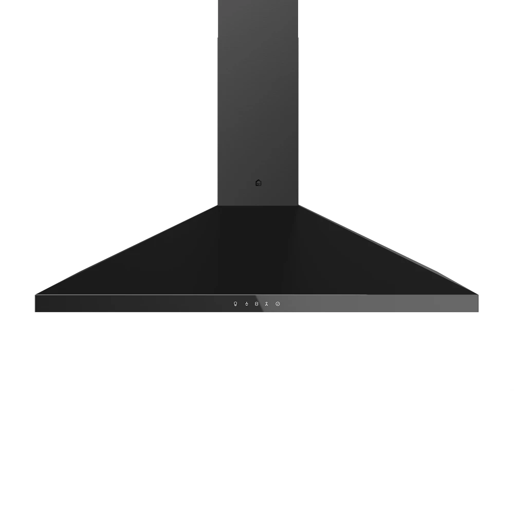 Goodhome Ghch90Lkbl 90Cm Link Chimney Matt Black 1 Goodhome Ghch90Lkbl 90Cm Link Chimney Matt Black
