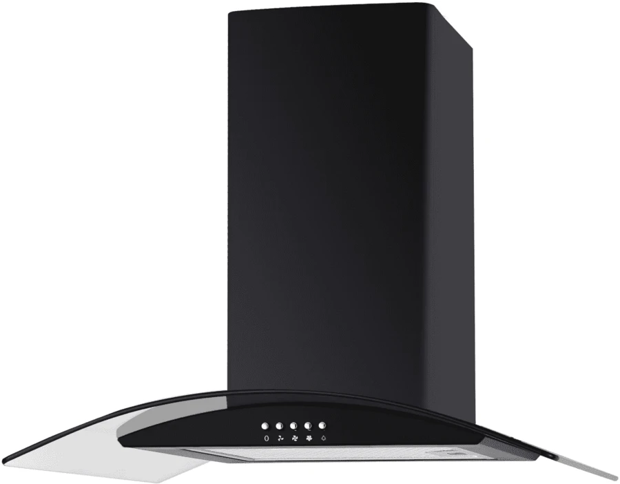 Viceroy Wrcg60Bk 60Cm Black Curved Glass Cooker Hood 1 Viceroy Wrcg60Bk 60Cm Black Curved Glass Cooker Hood