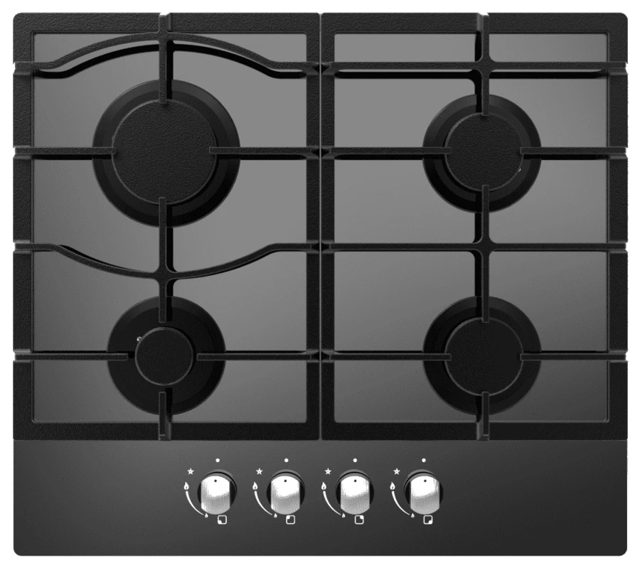 Viceroy Wrgogh60 60Cm 4 Burner Gas On Glass Hob 1 Viceroy Wrgogh60 60Cm 4 Burner Gas On Glass Hob