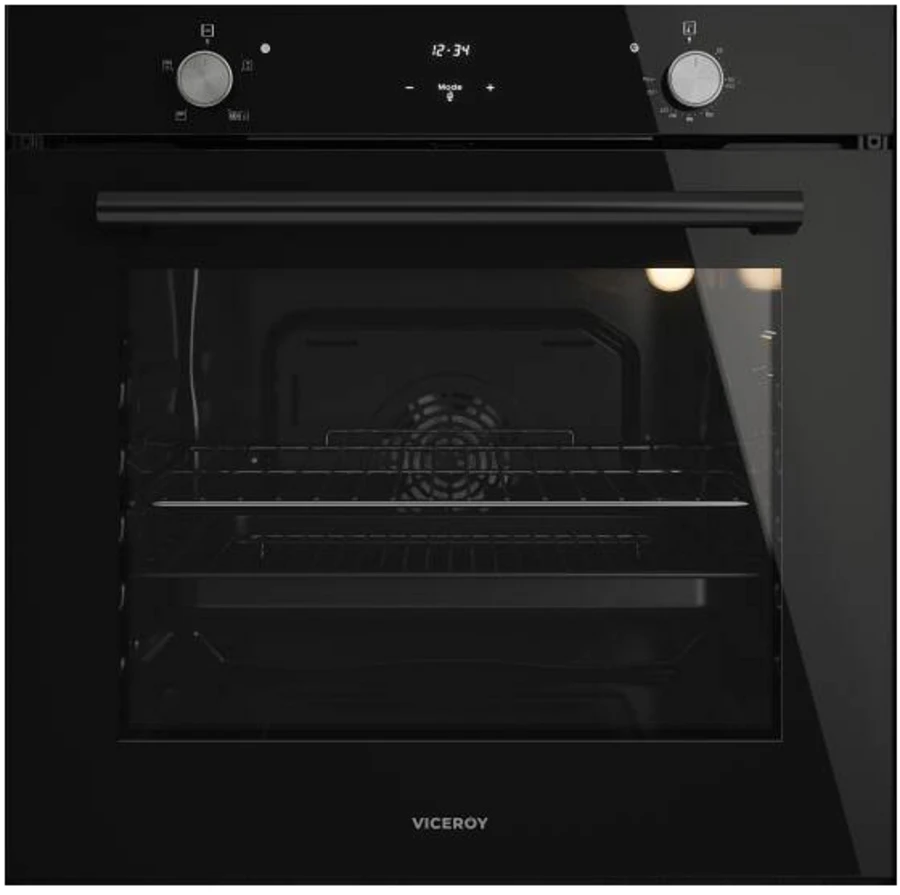 Viceroy Wrov60Bk.1 60Cm Single Led Mf Steam, Clean Fan Oven, Black 1 Viceroy Wrov60Bk.1 60Cm Single Led Mf Steam, Clean Fan Oven, Black