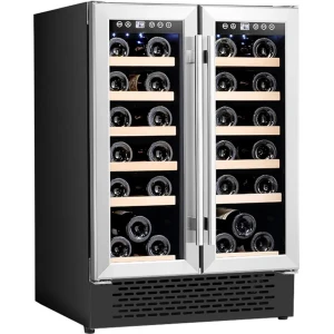 Viceroy WRSSWC60DD 60cm Twin Door S/STEEL Built Under Wine Cooler