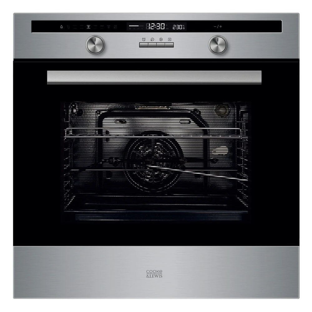 Cooke And Lewis Clpysta Stainless Steel Pyrolytic Oven 1 Cooke And Lewis Clpysta Stainless Steel Pyrolytic Oven