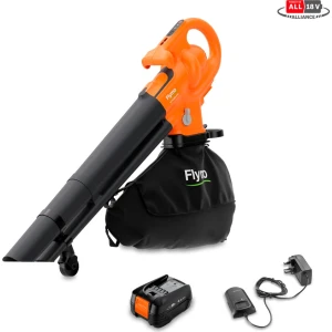Flymo 970765701 Easiblow Blower, 18V (Blow/Vac, Kit 4.0)