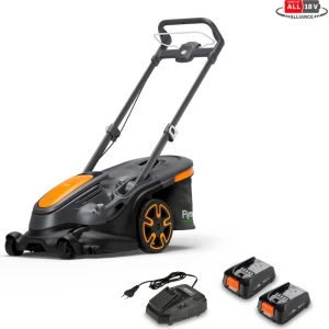 Flymo 970761701 Ultramow Duo 460 Lawn Mower, 36V, 46cm (Kit 4.0)