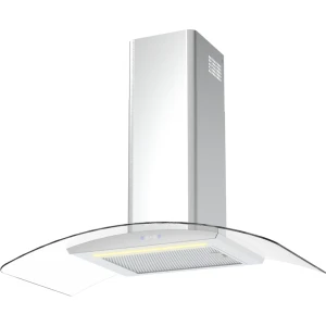Viceroy WRCG90RF Curved Glass Cooker Hood, 90cm, Hob to Hood